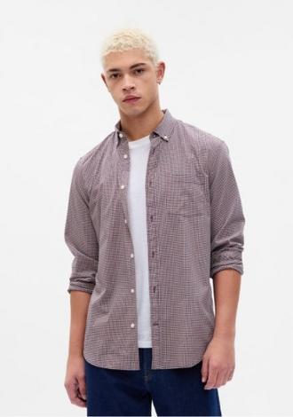 Gingham shirt gap sale