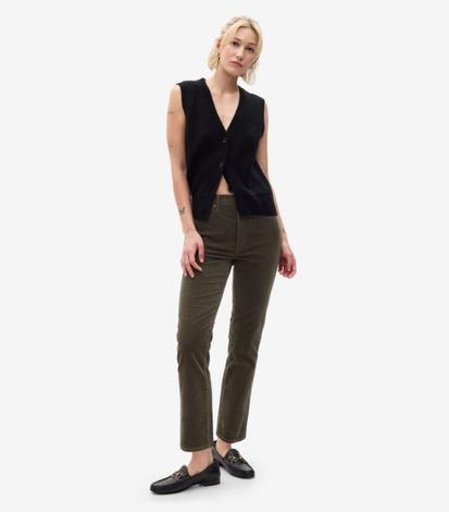 Gap Pants straight con jareta para mujer