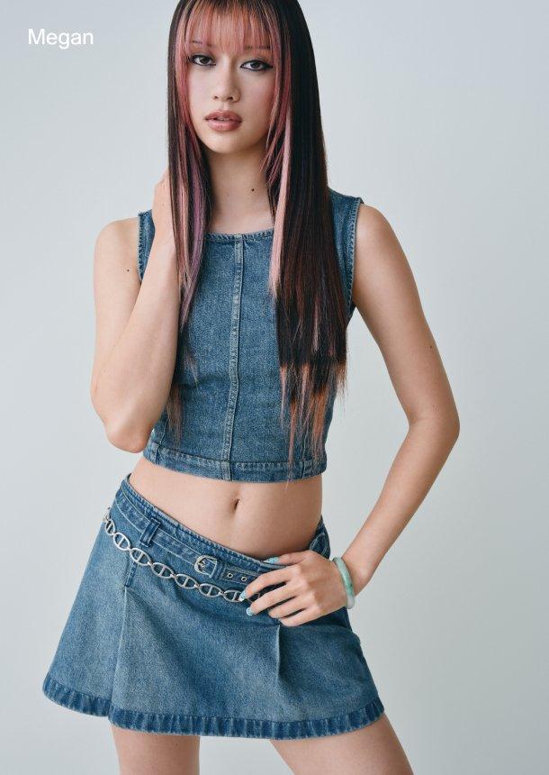 The Micro Mini Pleated Skirt