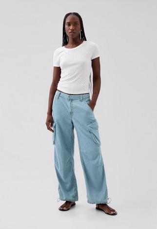 High Rise Universal Legging Jeans With Raw Hem