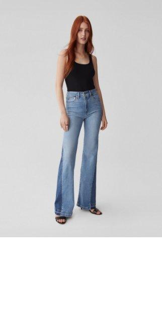 Shop Women High Waist Wide Leg Baggy Jeans Side Pocket Denim Pants Vintage  Cargo Pants Boyfriend Trousers Y2K Streetwear Fashion New