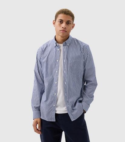 Men's No-Work, Work Wrinkle-Free Shirt | Blue Gingham | Size XL | Cotton | Orvis