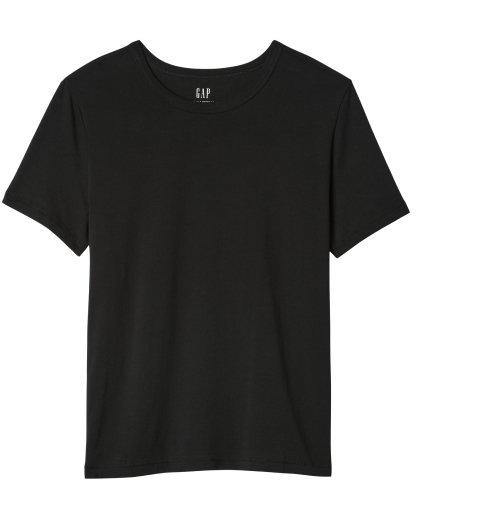 black t-shirt