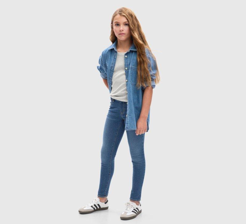 Jeans Slim Bootcut Pour Fille Gègè - Taille 16, Neuf Sans étiquettes, Couleur Bleu