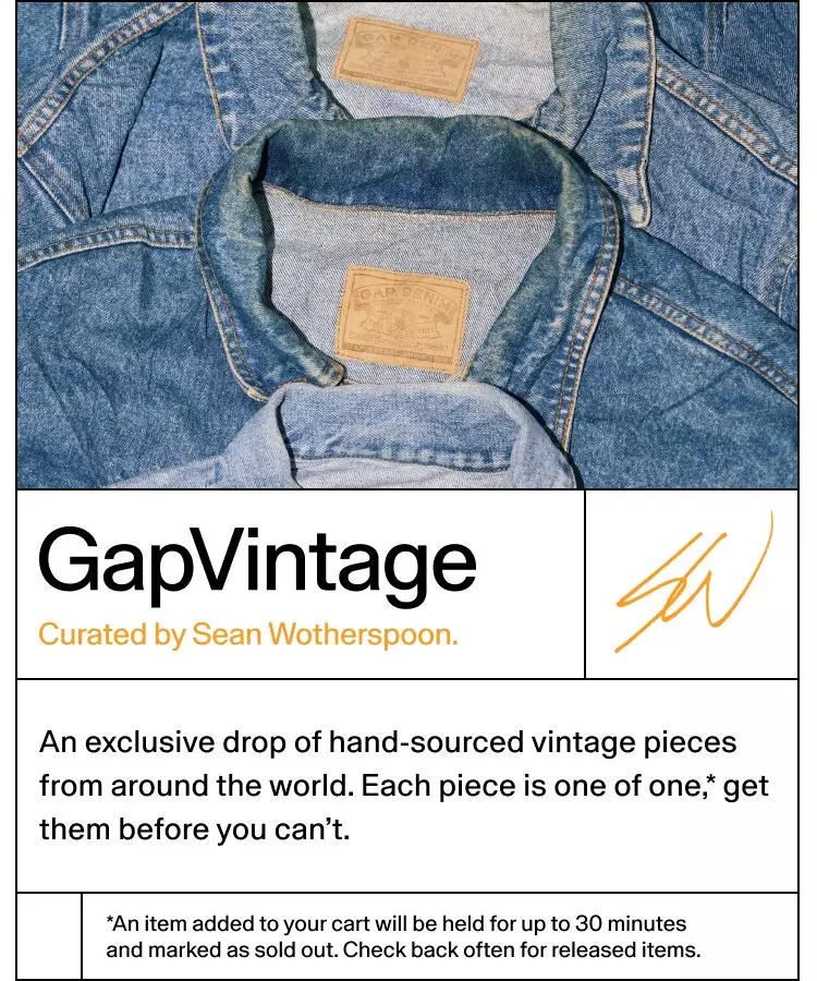 GapVintage Curated by Sean Wotherspoon | Gap