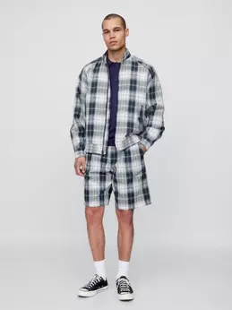 Pleated Baggy Shorts