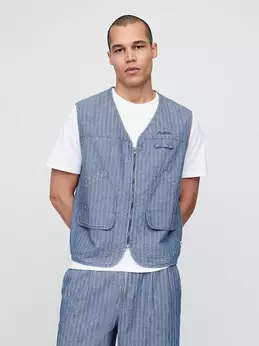 Herringbone Utility Vest