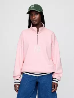 Heavyweight Logo 
Quarter-Zip Pullover