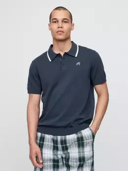 Logo Polo Sweater