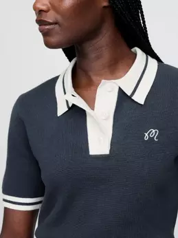 Crop Polo Sweater alt