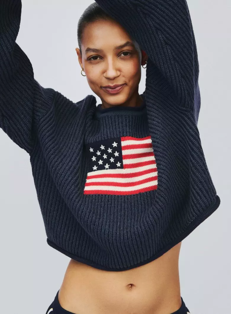 Red, white & denim.