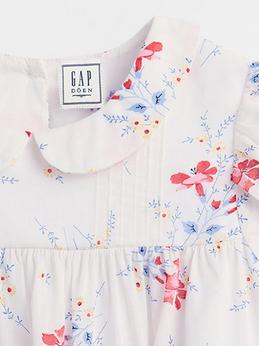 Pintuck Floral Dress alt