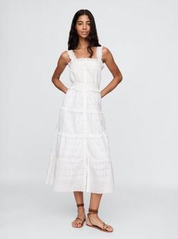 Eyelet Maxi Dress​