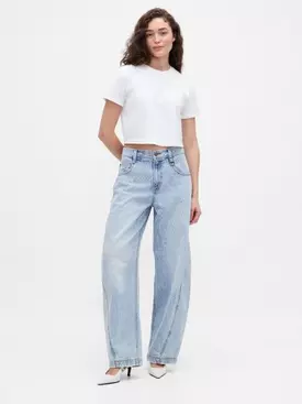 High Rise Barrel Jeans