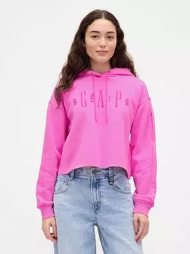 Oversized Crop Hoodie