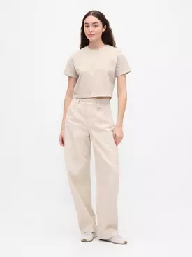 High Rise Barrel Jeans