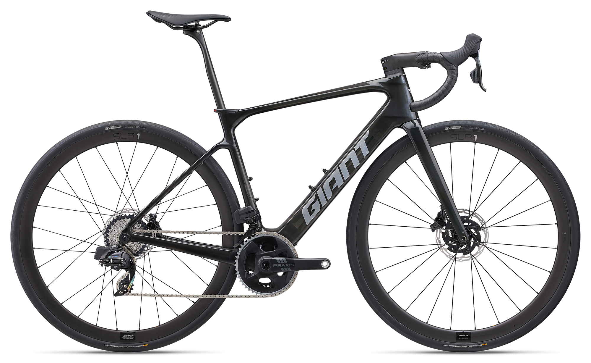 the e road bike is shown against a white background