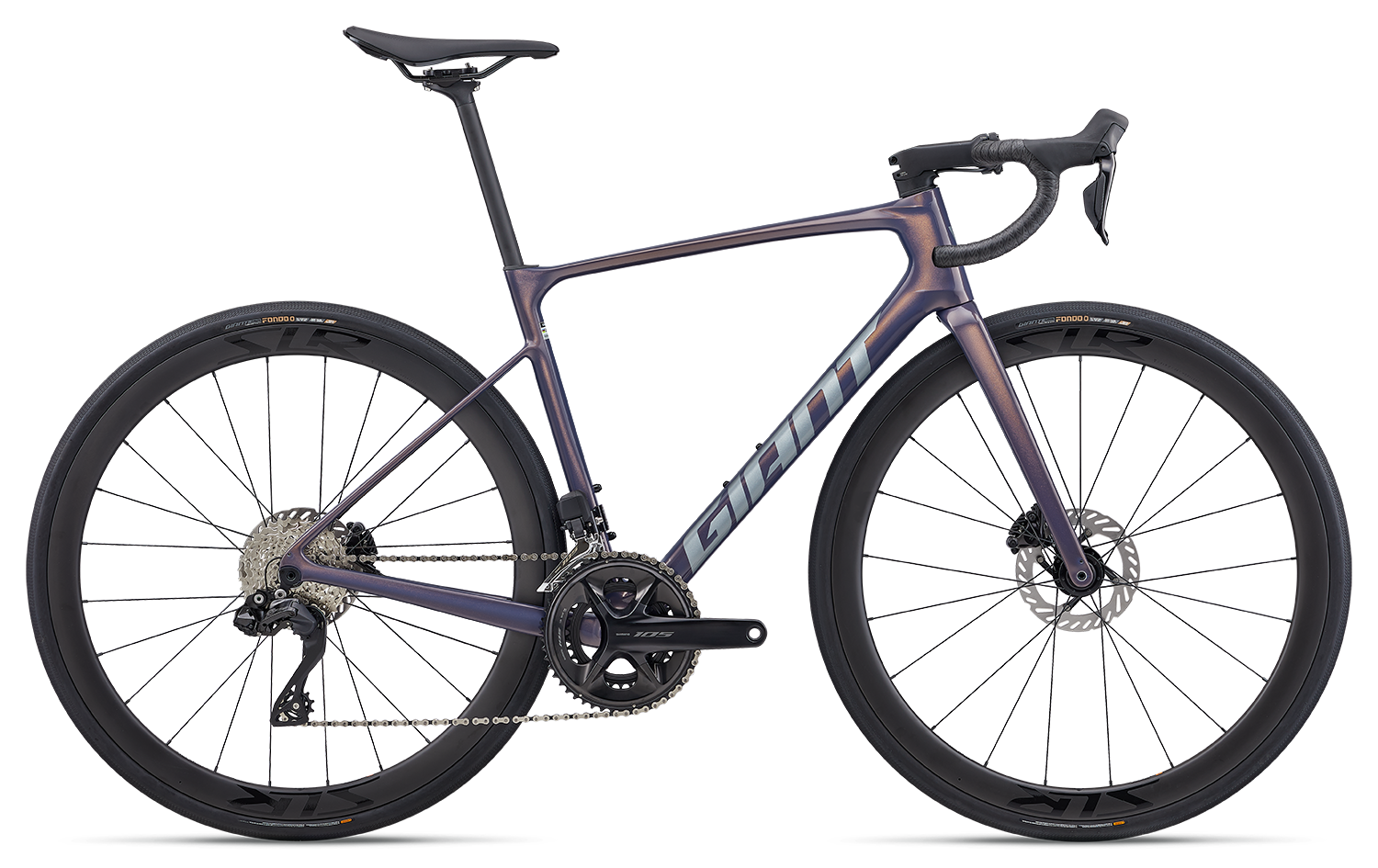 the road bike is shown against a white background