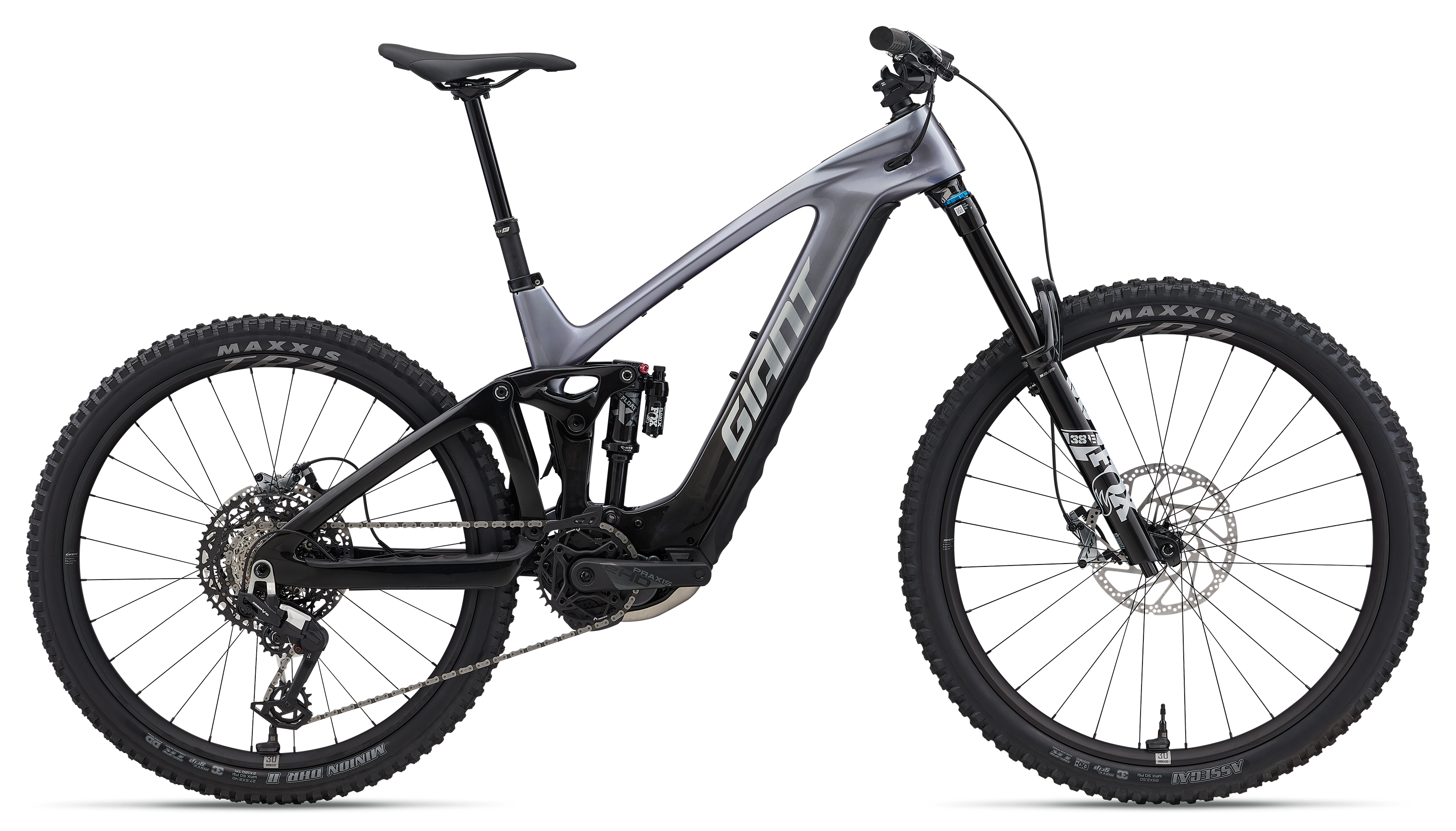 a mountain bike is shown against a white background