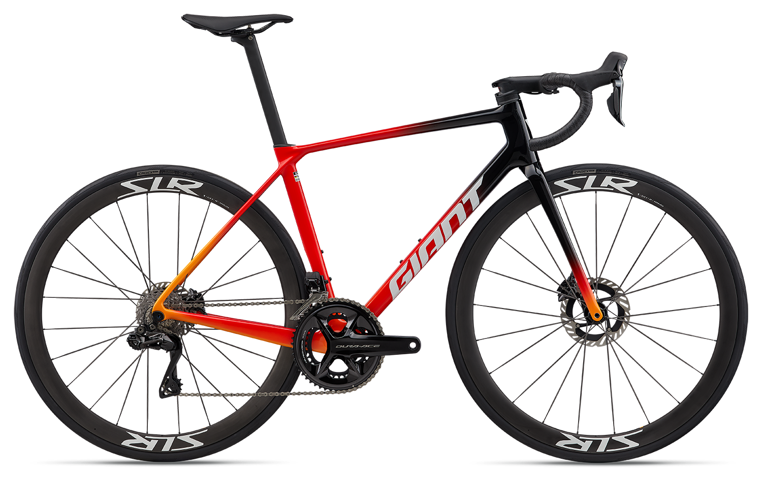 the road bike is shown against a white background