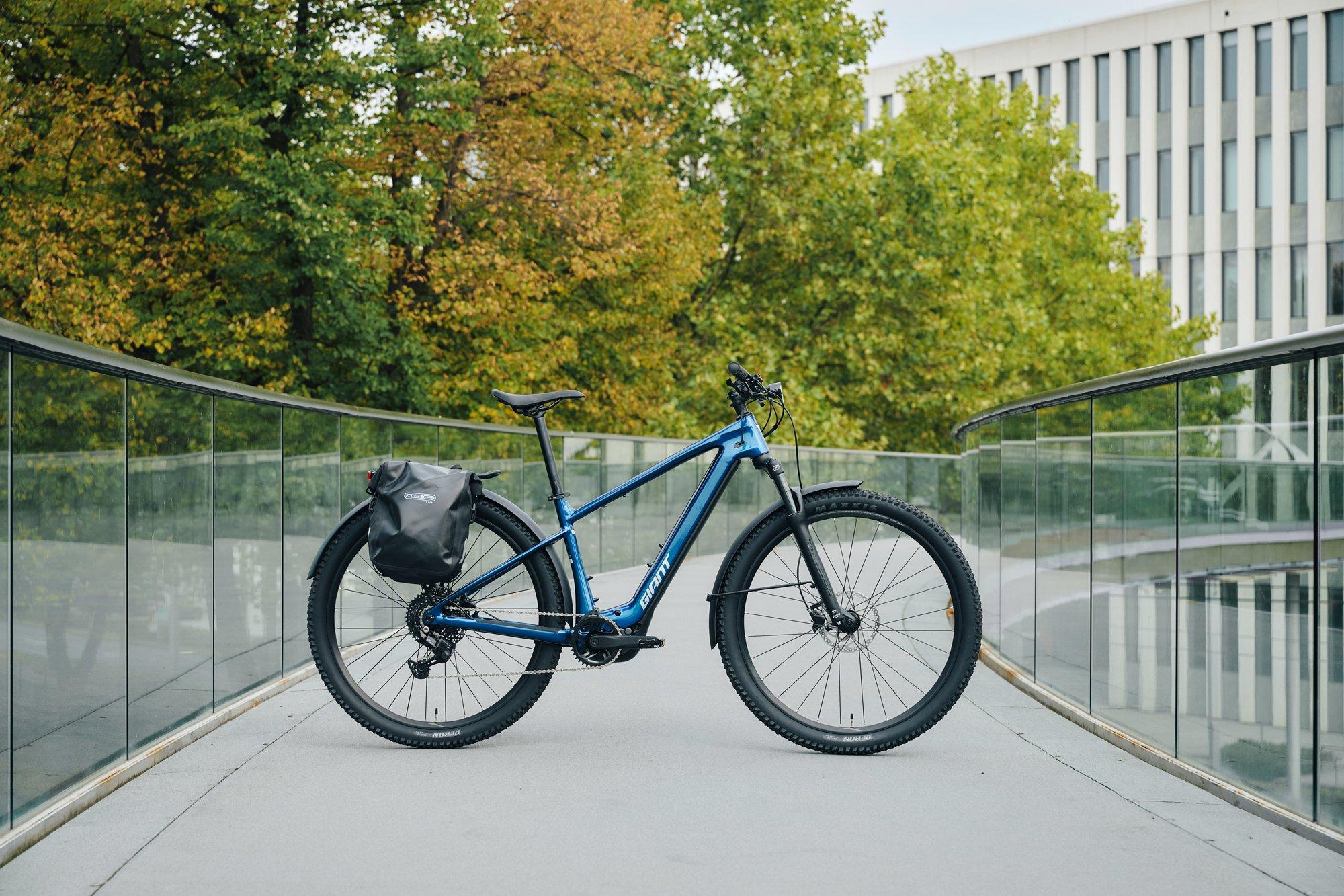 electric bike shown on bridge