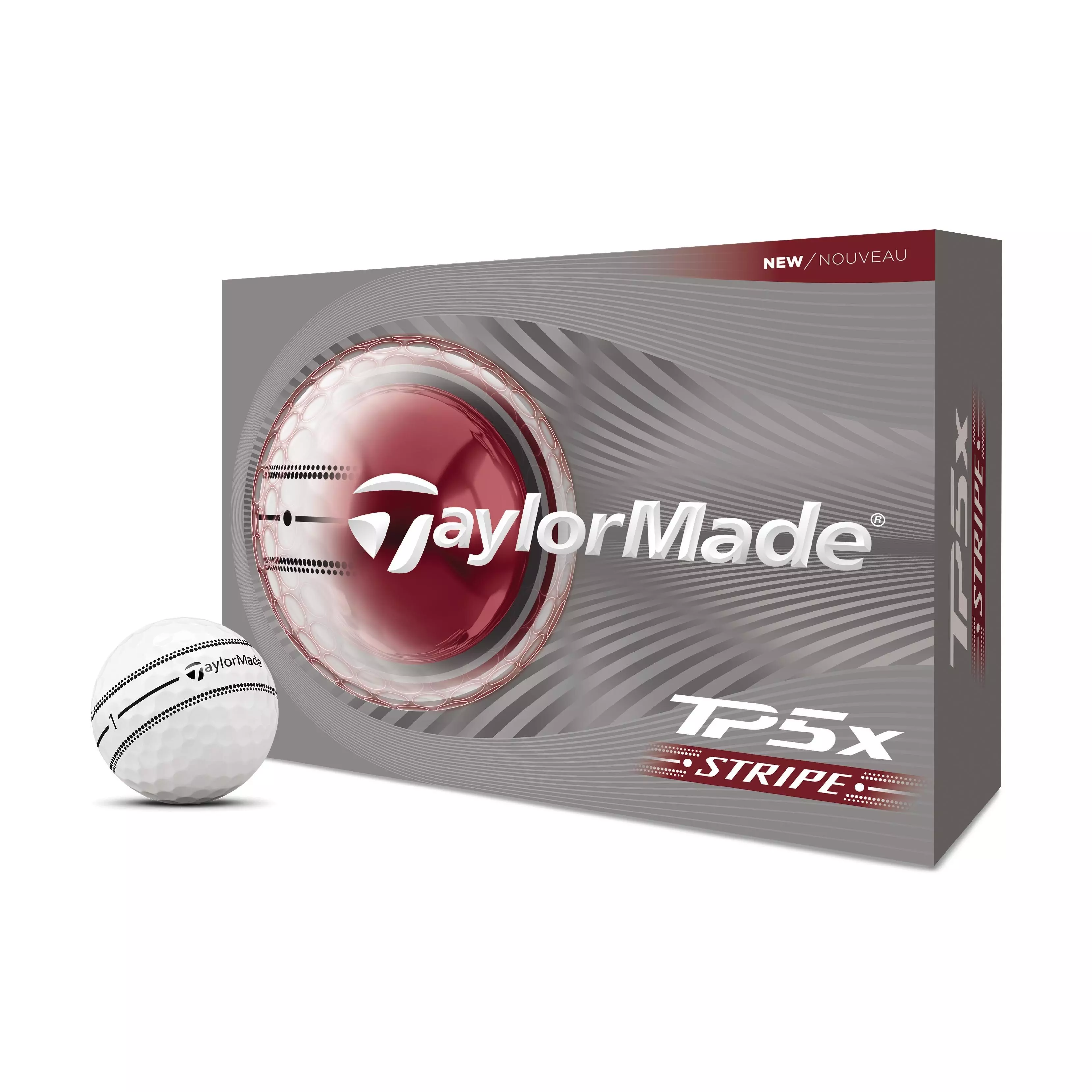 TaylorMade Balles de golf TP5x Stripe