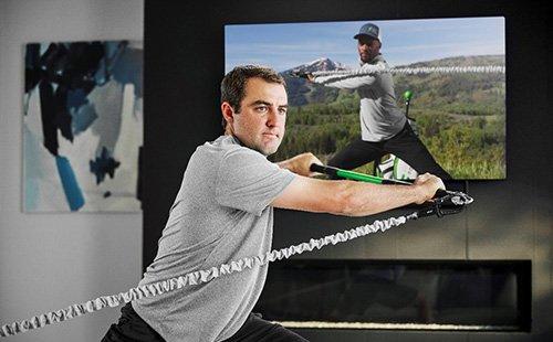 GOLFFOREVER SWING TRAINER HELPS KEEP YOUR GAME IN SHAPE