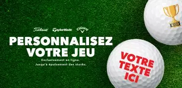 Balles de golf personnalisées