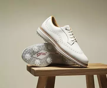 Sun Day Red - Pioneer Magnolia Spiked Golf Shoe