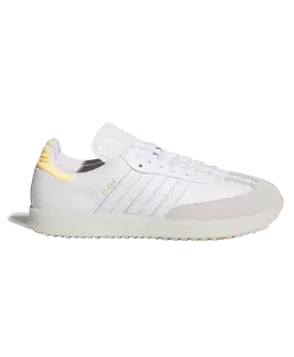 Samba Golf Spikeless Golf Shoe - White/Yellow