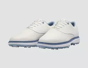 Chaussures Pioneer Cypress à crampons pour hommes - Blanc et bleu