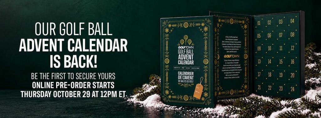 Golf Ball Advent Calendar
