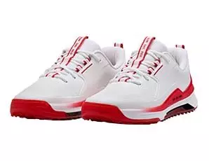 Chaussures Presidio sans crampons pour hommes - Blanc/Rouge