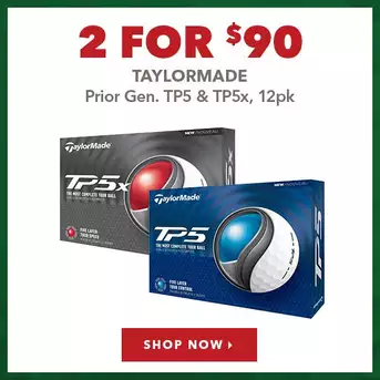 TaylorMade Prior Gen. TP5 & TP5x, 12pk - 2 For $90