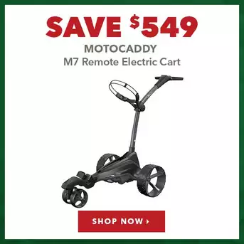 Motocaddy M7 Remote Electric Cart -  Save $549 
