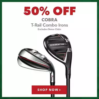 Cobra T-Rail Irons - 50% Off