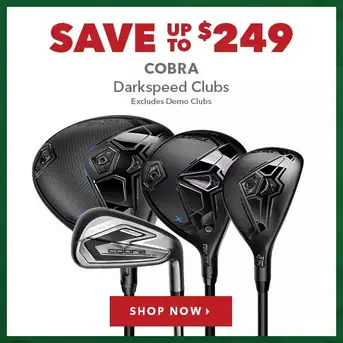 Cobra Darkspeed Clubs - Save Up To $249