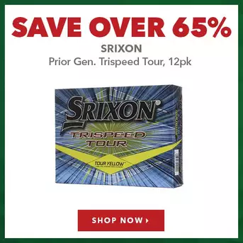 Srixon Prior Gen. Trispeed Tour, 12pk - Save Over 65%