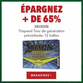 Srixon Prior Gen. Trispeed Tour, 12pk - Save Over 65%