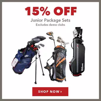 Junior Package Sets - 15% Off 