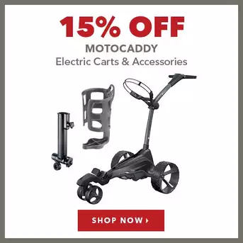 Motocaddy Electric Carts & Accessories - 15% Off 