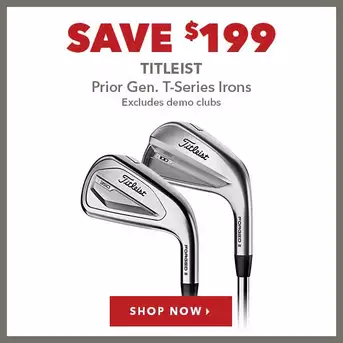 Titleist Prior Gen. T-Series Irons - Save $199 