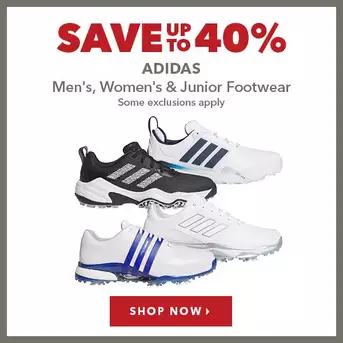 Select Adidas Men's, Women's & Junior's Footwear - Save Up To 40%