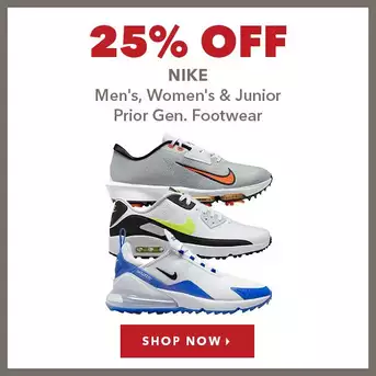 Nike Prior Gen. Men's, Women's & Junior's Footwear - 25% Off 