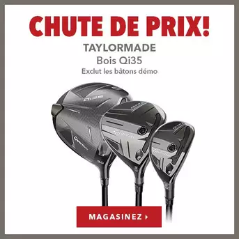 Baisse de prix sur les bois TaylorMade Qi35