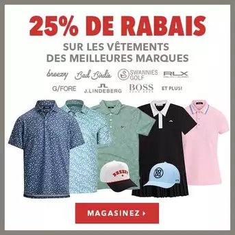 Économisez gros sur les vêtements de grandes marques