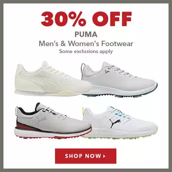 Puma Men's & Women's Footwear - 30% Off 