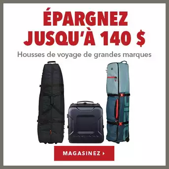 Économisez gros sur les housses de voyage de grandes marques