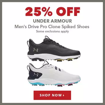 Under Armour Men's Drive Pro Clone Spiked Shoes - 25% Off