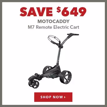 Motocaddy M7 Remote Electric Cart - Save $649 